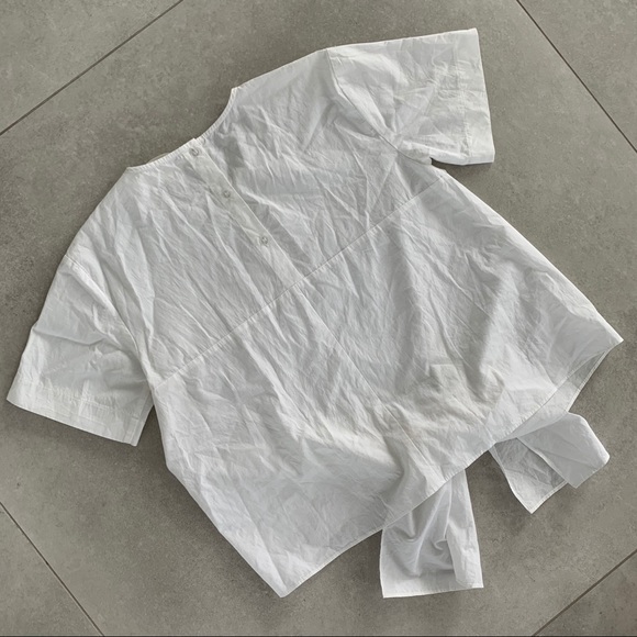 JOA CRISP WHITE SHIRT WITH TIE - Picture 7 of 7